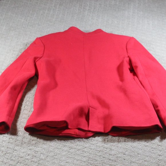 Gibson Size M Red Stretch Knit Blazer - Picture 2 of 5